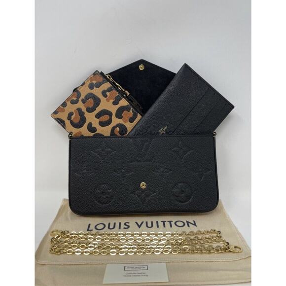 Louis Vuitton Pochette Felicie Wild At Heart Jungle Leopard - Picture 3 of 12
